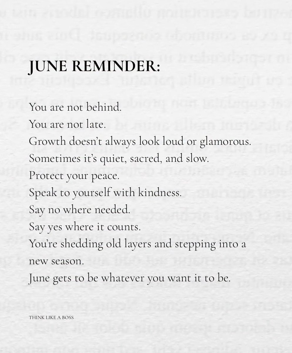June Reminder