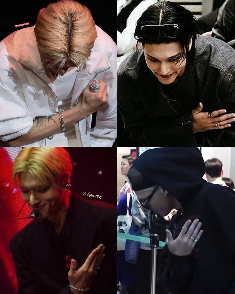 Wooyoung's prince bow move 🤍