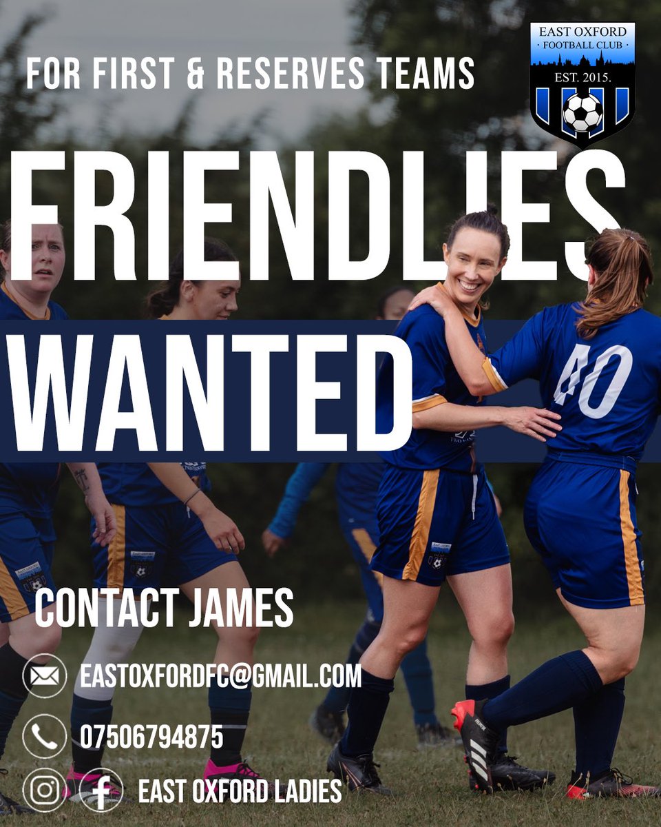 East Oxford Men & Ladies (@eastoxfordfc) on Twitter photo 