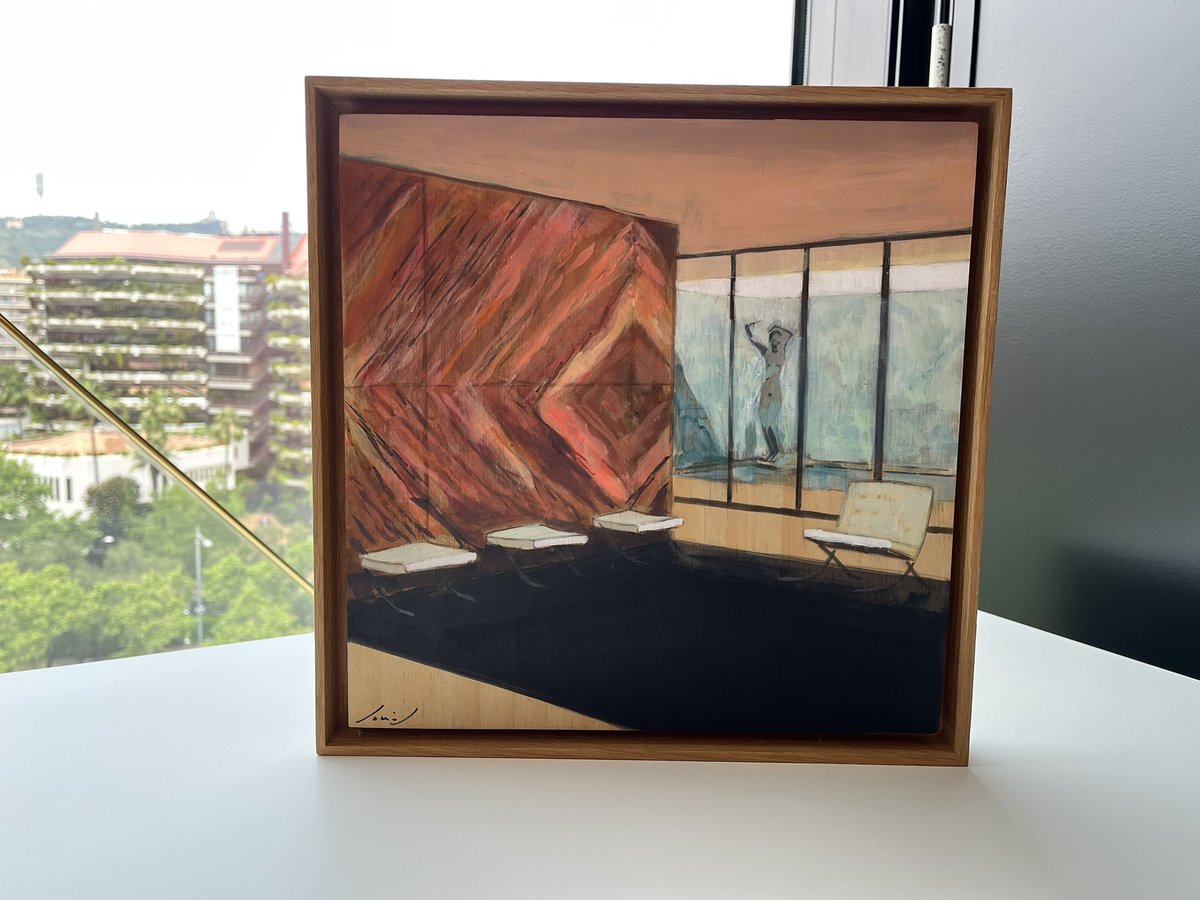 I el dia s’ha omplert de llum…
Admiro l’obra de Bea Sarrias des de fa anys, en especial aquesta sèrie del Pavelló Alemany de Mies van der Rohe. 
Gràcies de tot cor, amics de l’Associació Catalana de Facility Management. 
Un magnífic record de la vostra/nostra Nit.