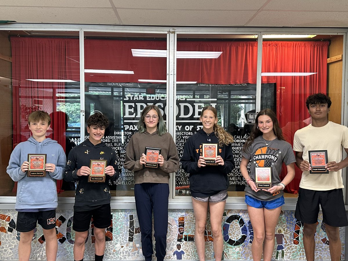 Congratulations to 8th grade students - Andrew, Nico, Madeleine, Brooklyn, Emmy and Georgio for earning the “LAIR Award” in their respective Spring Sport! The LAIR Award recognizes students for their respect, responsibility, citizenship, sportsmanship, hard work and integrity.