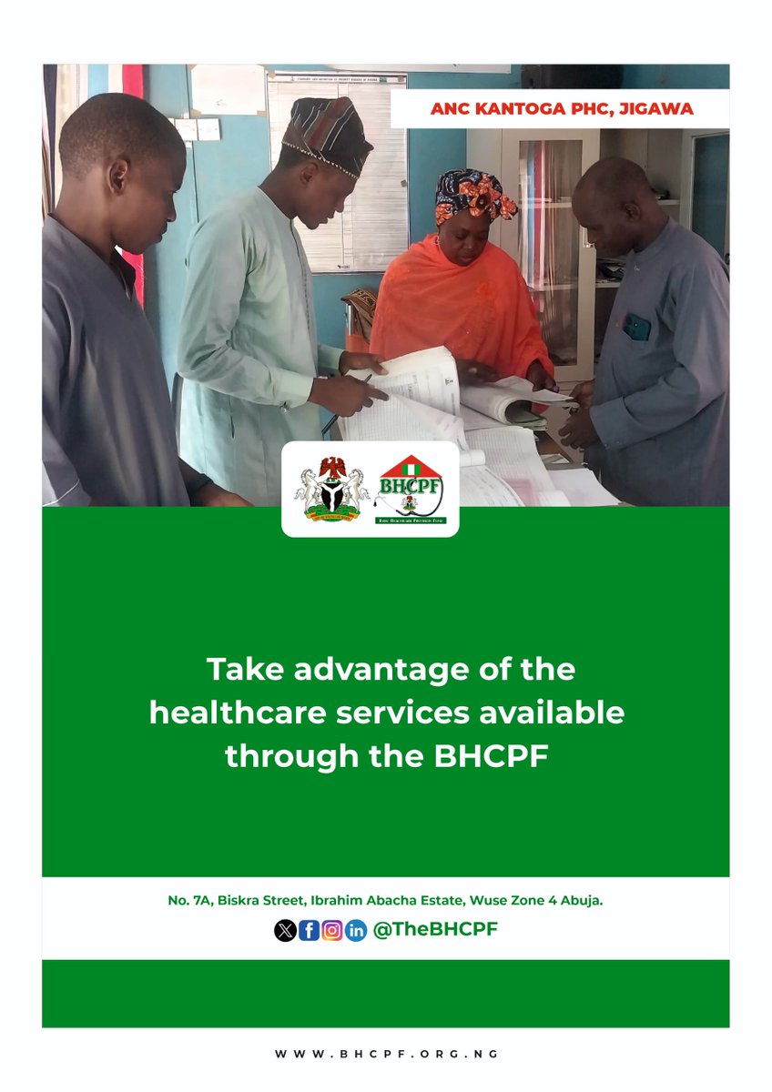 TheBHCPF's tweet image. #HealthForAll #UHC
@Fmohnigeria @nhia_nigeria @NphcdaNG @Nemsas_fmoh @NCDCgov @gatesfoundation @WBG_Nigeria @WHO