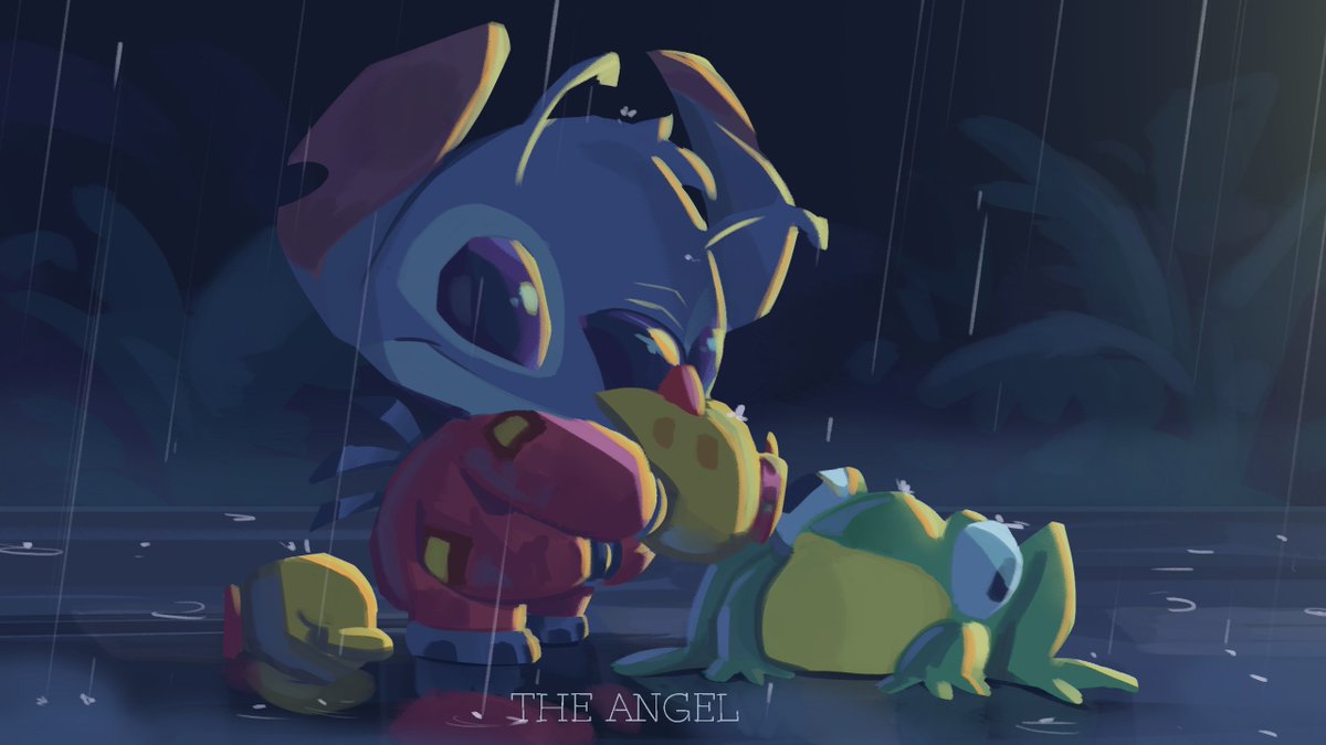 Quick study Day 2
A Wish and The Angel

#LiloandStitch #Stitch #artstudy #Stitchfanart