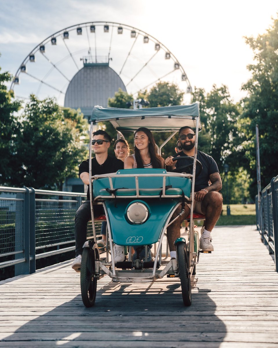 🚴‍♂️ Quoi de mieux qu'explorer le Vieux-Port de Montréal en quadricycle? 🚴‍♀️

Louez un quadricycle avec @ecorecreo et découvrez les magnifiques paysages du Vieux-Port à votre rythme! 🌳🌞

Venez faire un tour!