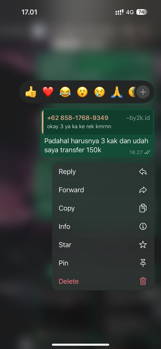 hadicroh's tweet photo. ‼️ACC THRIFT SCAM‼️
https://t.co/Z6E7Q49uRV
Tergiur karena dia open reseller. Udah tau aku beli 3, yang dikirim cuma 2. Sampe sekarang ga di refund. Acc ig ga bisa ditag. Ati ati deh‼️ https://t.co/CPQzLi1Izp