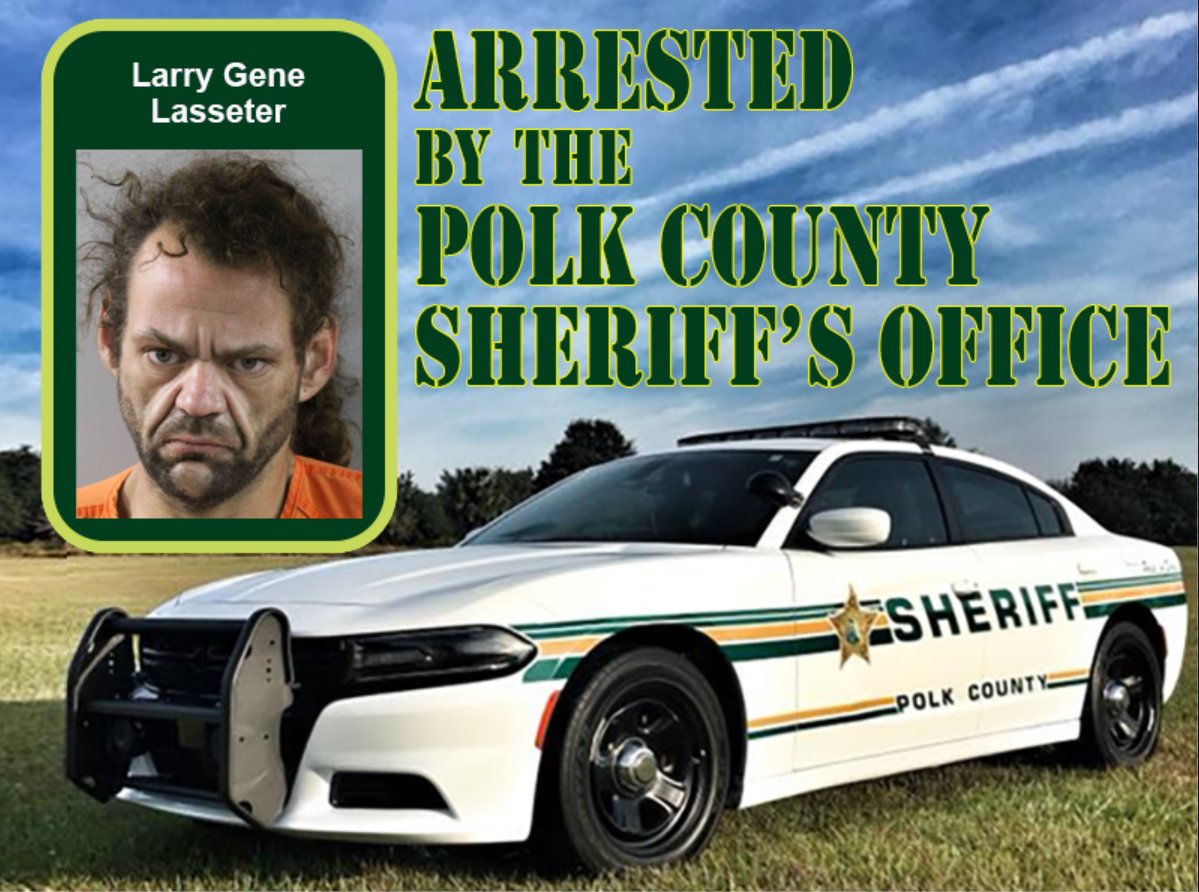 30-year old Larry Gene Lasseter of Lakeland was #ArrestedByThePolkCountySheriffsOffice on Monday, June 2nd.

At approximately 3:35 am Monday morning, a PCSO deputy noticed Larry pulling a wagon in the area of Parker Street West and Wabash Avenue in Lakeland.

When Deputy Rivera