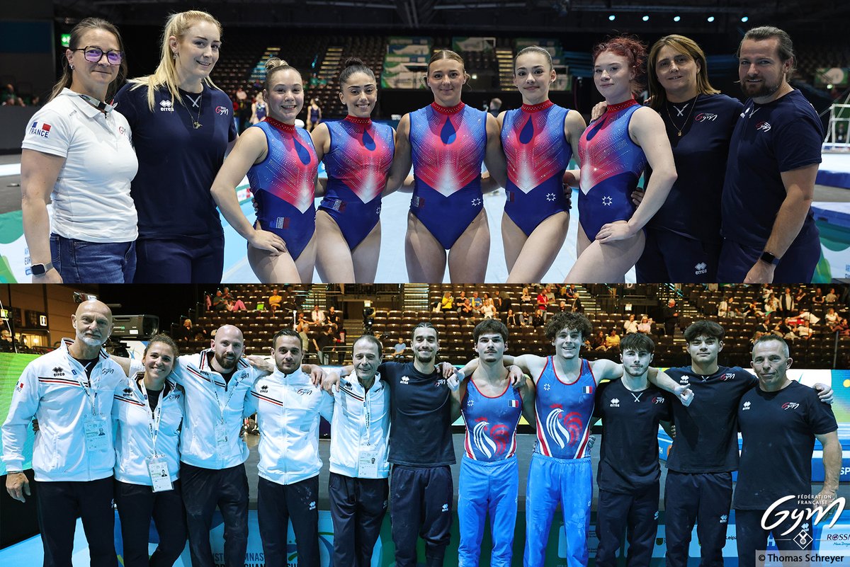 [GAM/GAF - Championnats d'Europe] 📍Leipzig (GER)

🇫🇷 Trois médailles pour la France 🥈🥉🥉 !

🎙️ « Cette 3e place, on l’avait en tête mais rien n’était acquis. Les filles ont montré un vrai esprit d’équipe et une grande détermination. » – Marie-Angéline Colson, entraîneure