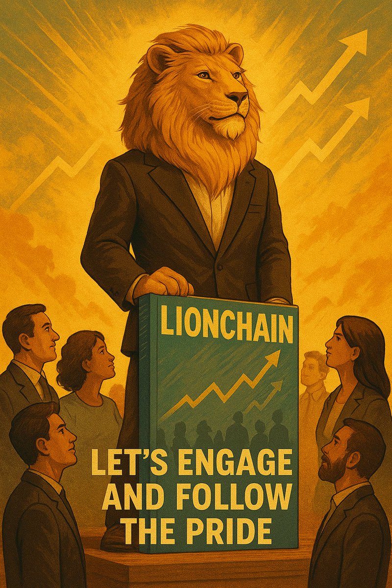 lionchainpro's tweet image. The Lion stands tall — leading the pride with vision and purpose.
Let’s engage, follow, and rise together. The pride is growing. Are you in?
#LIONCHAIN #EngageAndGrow  #MemeCoin #Solana #Etherium #cryptonomy #Web3 @Web3Nigeria #DeFi #SUI #memecoinsol