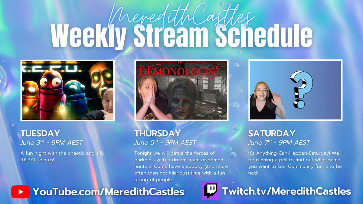 Happy Pride Month everyone! 🏳️‍🌈🏳️‍⚧️ We’ve got some fun coming up this week, join us for some group games! We’re also raising money for <a href="/OutforAustralia/">Out for Australia</a>, come help us support their mission to make the future safe for #LGBTQIA+ people 🌈❤️