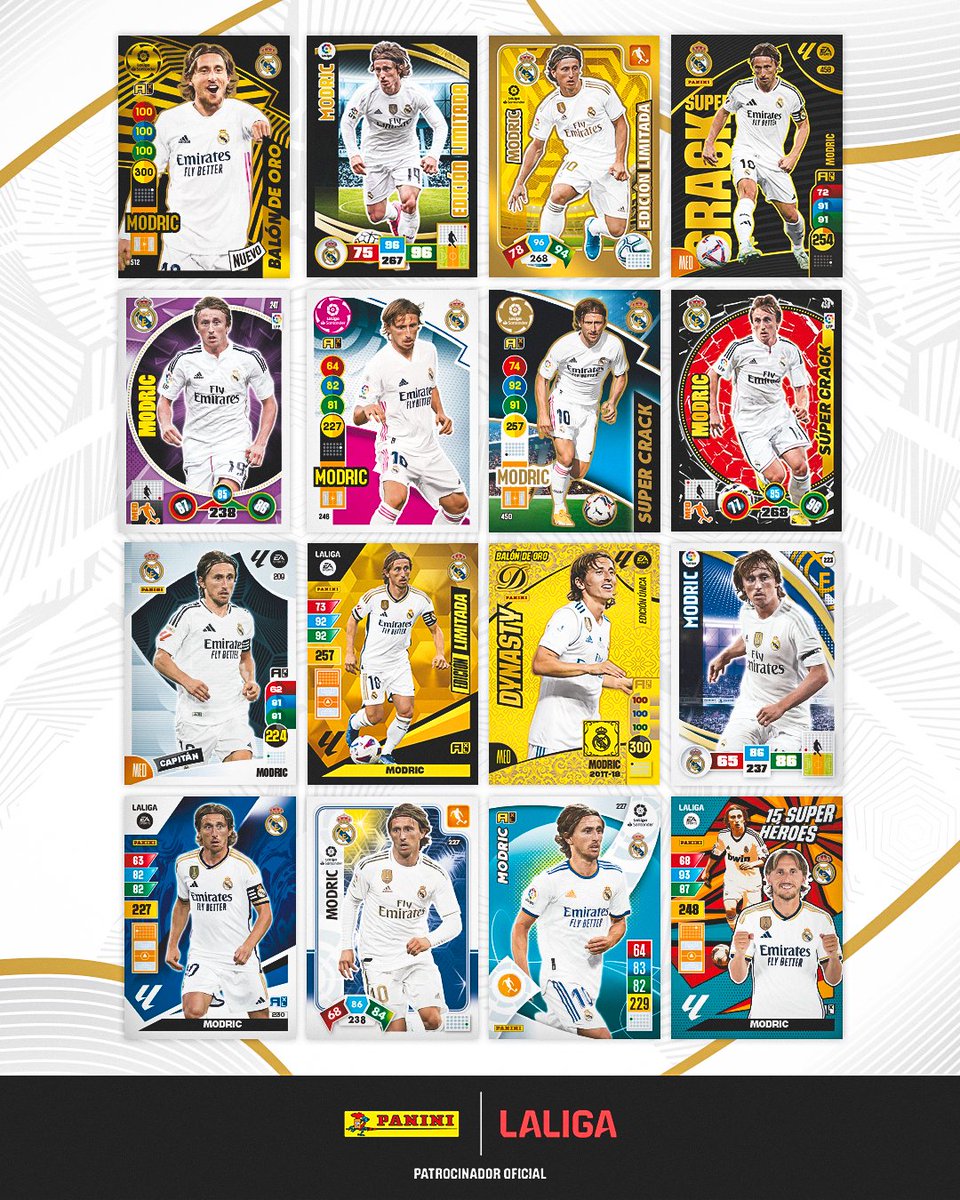 🥹🤍 Nosotros vimos jugar a Luka Modric... Y lo coleccionamos. #PaniniLALIGA