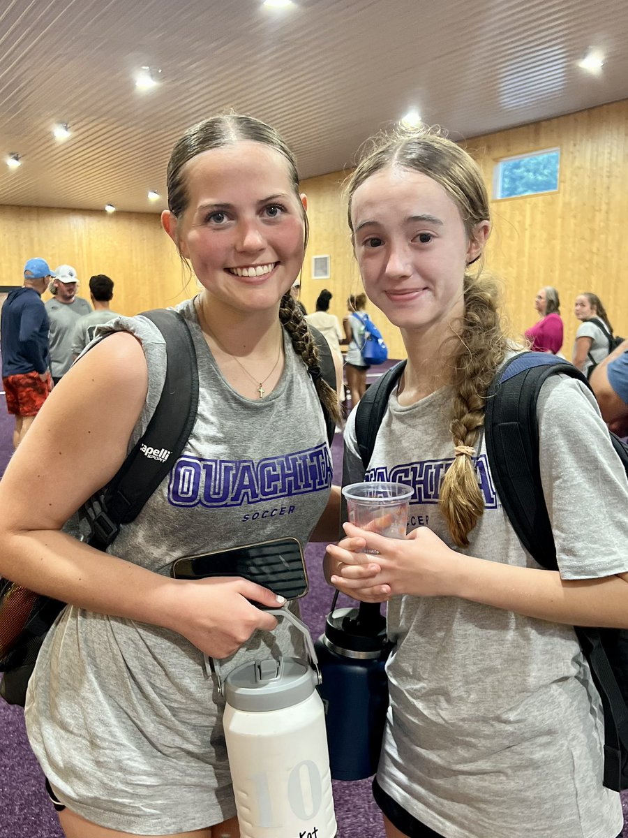 It was a great day at <a href="/OuachitaSoccer/">Ouachita Women's Soccer</a>! I got to meet some of my future teammates and play soccer with one of my very first friends ❤️
<a href="/Ellen7Rodriguez/">Ellen Rodrìguez</a> <a href="/HaydenLasida/">HaydenLasida</a> <a href="/ekswenson/">Emma-Kate Swenson</a>