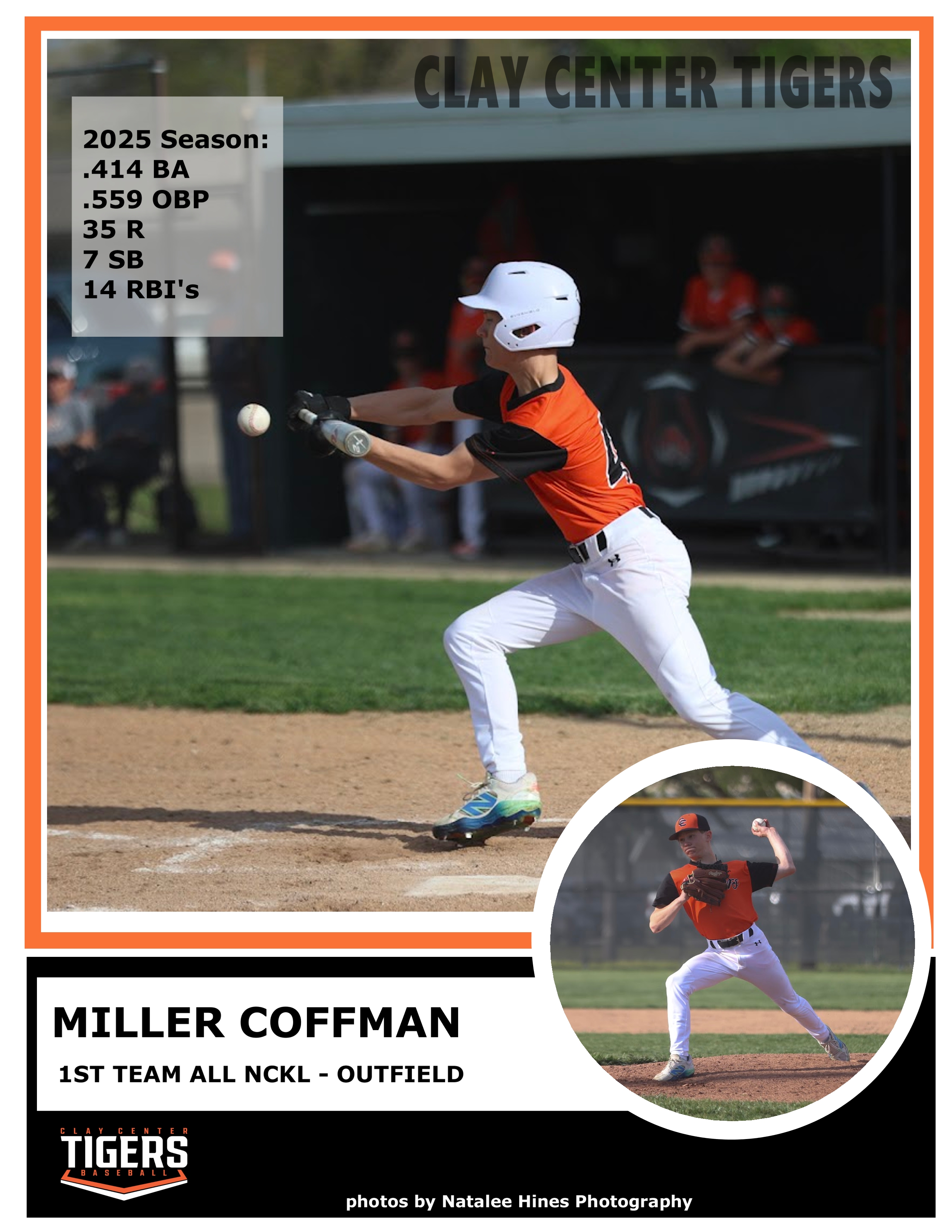 TIGERS　BASEBALL　2023 St. Louis Tigers Baseball