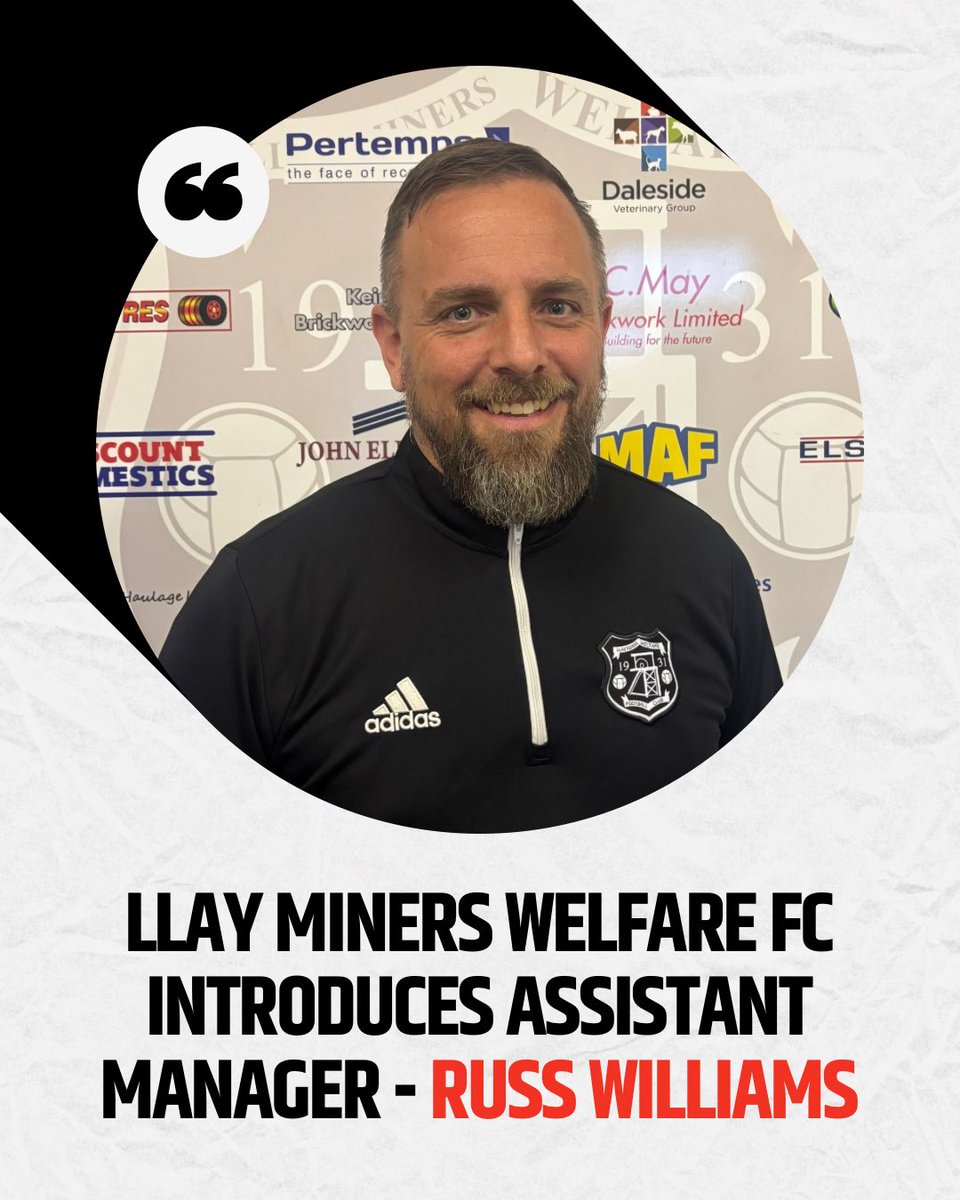 Llay_WelfareFC's tweet photo. 🚨 Management Team Update 🚨

We’ve been busy behind the scenes!
Joining Manager Neill Hughes:

🧠 Russ Williams – Assistant Manager
⚽ Liam Simon – First Team Coach

The team is taking shape and we’re ready to push on! 💪🔵
#UpTheWelly #ClubNews https://t.co/DWTt4TktaE
