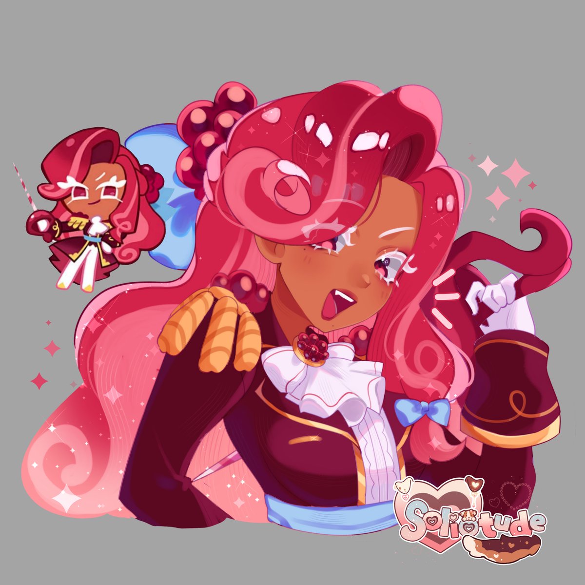 my fav cookie..❤️🩷❤️

- #cookierunkingdom #raspberrycookie