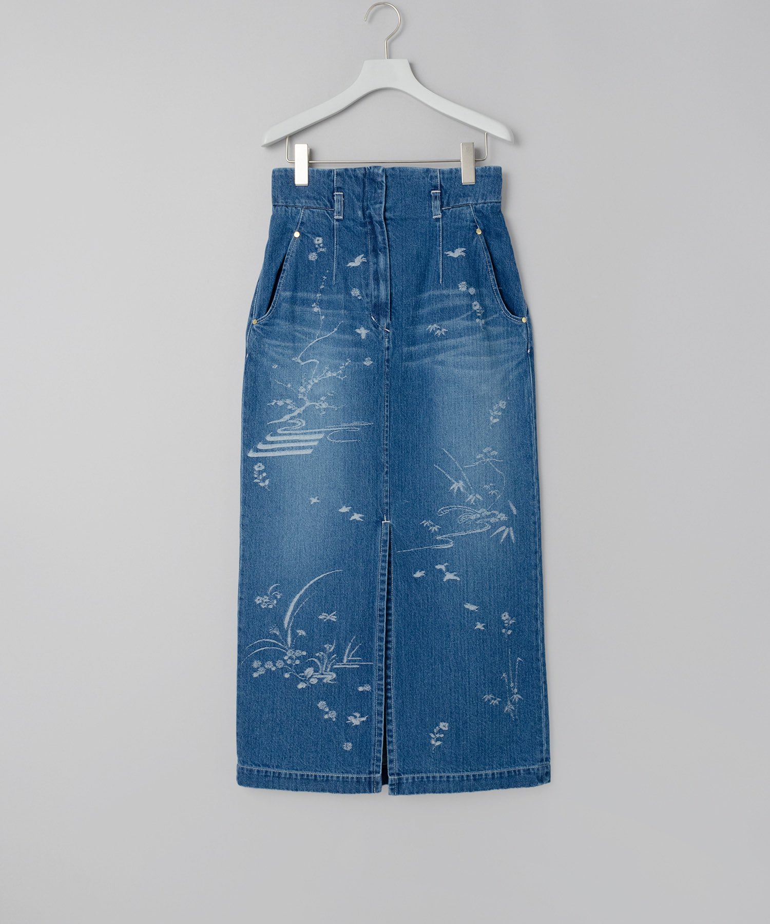 マメクロゴウチ　mamekurogouchi   デニムスカート A－Line Denim Skirt | Mame Kurogouchi (Women