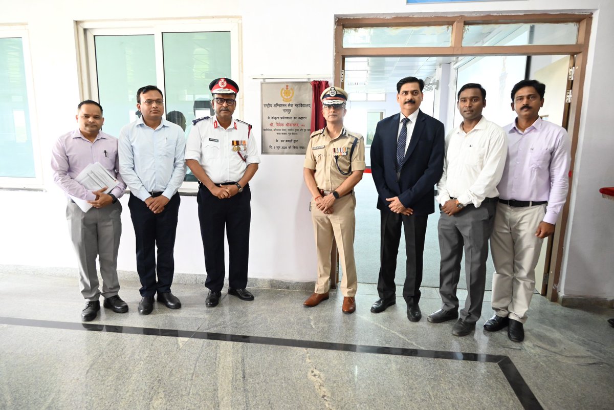 nfsc_mha's tweet image. A step towards progress! Today, Shri Vivek Srivastava, IPS, DG-FS, CD&amp;amp;HG inaugurated the new Computer Lab in the Laboratory Building and Multimedia Lab in the Library at NFSC. Enhancing education for the future of fire safety. 🔥💻📚 #NFSC #TechInEducation #FireSafety