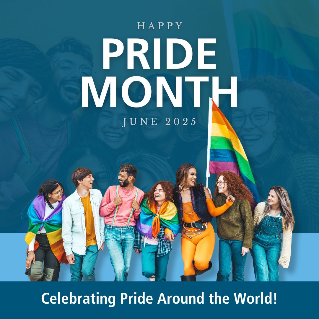 🌈 Happy Pride Month! We celebrate love, self-expression, and the right for everyone to live as their authentic selves — today and every day.

#PrideMonth