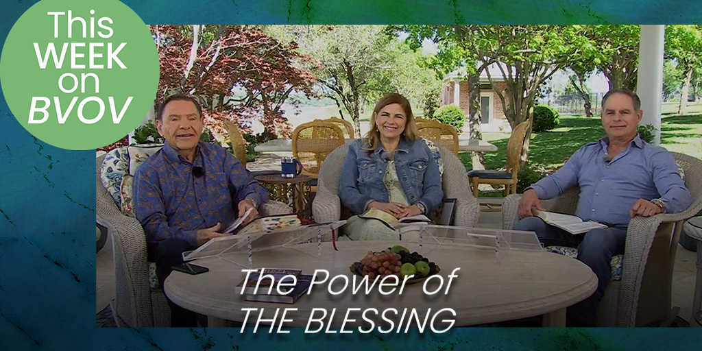 GoVictoryTV's tweet image. Join Kenneth Copeland &amp;amp; his children, Kellie &amp;amp; John, on #BVOV as they continue Wk 2 of their time together on the broadcast. Learn to utilize the Bible as your checklist to access THE BLESSING &amp;amp; how to use it to overcome division. Watch &amp;amp; download notes @ kcm.org/watch