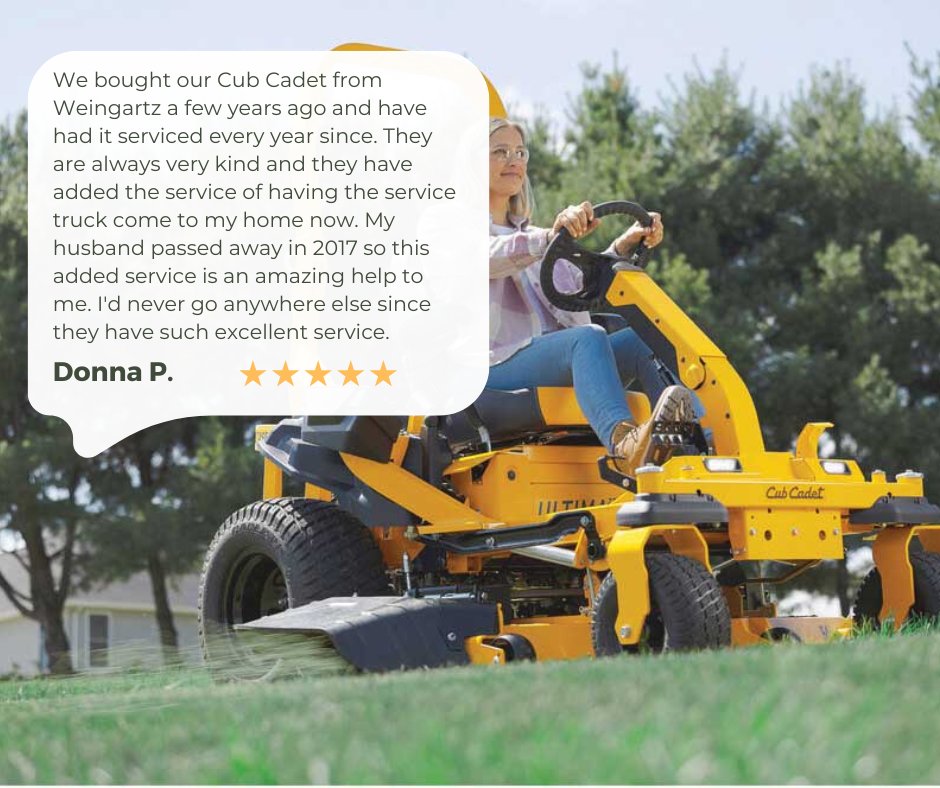 It’s a great way to start the month and the week with a thoughtful review like this one.

We’re grateful for our customers and proud to offer service that makes a real difference. Thank you for your trust and kind words—it means a lot to us. 

#Weingartz #CustomerReview #LawnCare