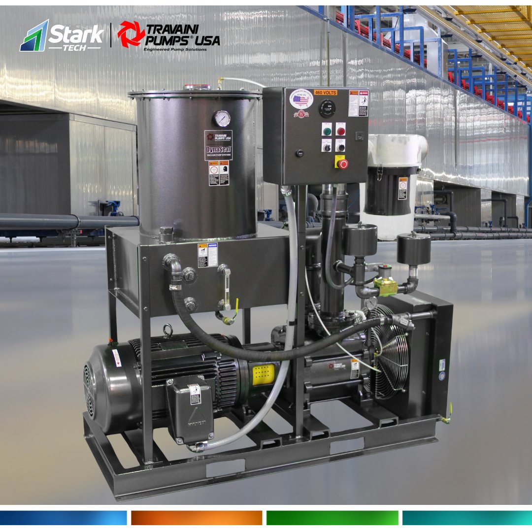 GoStarkTech's tweet image. Stark Tech partners with Travaini to deliver reliable, energy-efficient vacuum pump systems built for tough industrial environments.

From chemical processing to food production, these customizable solutions are engineered for maximum uptime, performance, and long-term value.
