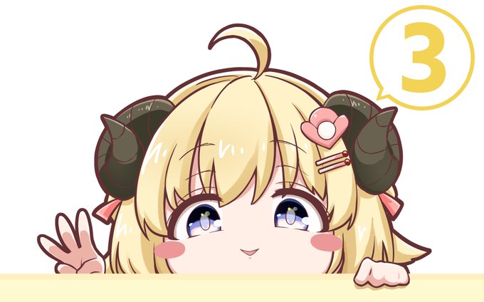 あと3…
 #つのまきあーと 