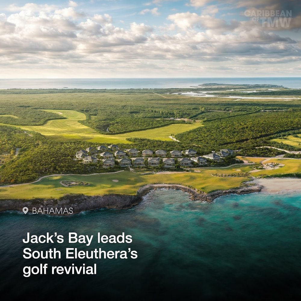 "At the heart of the revival is Jack’s Bay, a 1,200-acre private club and residential enclave where an 18-hole Jack Nicklaus Heritage™ course is set to open in Fall 2026. This will be the 1st course in the world under the new Nicklaus Heritage™ banner " bit.ly/4dwbC8p
