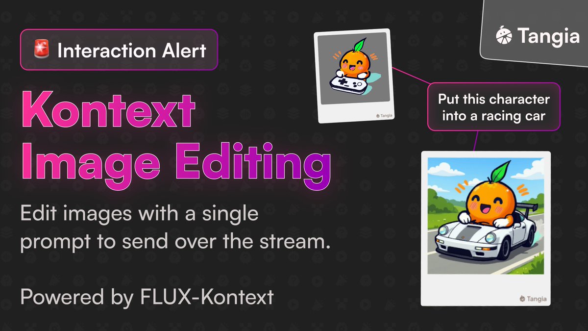 streamers are so cooked

edit images with AI, including a SCREENSHOT OF THE STREAM, now as an interaction