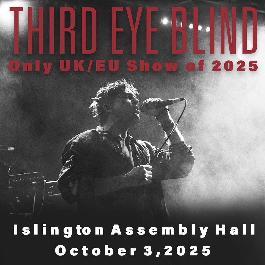 gigsandtours (@gigsandtours) on Twitter photo Don't miss <a href="/ThirdEyeBlind/">Third Eye Blind</a>'s only UK/EU show of 2025 at London <a href="/Islington_AH/">Islington Assembly Hall</a>๐ฅ
Tickets on sale 10am Friday! gigst.rs/ThirdEyeBlind Don't miss <a href="/ThirdEyeBlind/">Third Eye Blind</a>'s only UK/EU show of 2025 at London <a href="/Islington_AH/">Islington Assembly Hall</a>๐ฅ
Tickets on sale 10am Friday! gigst.rs/ThirdEyeBlind