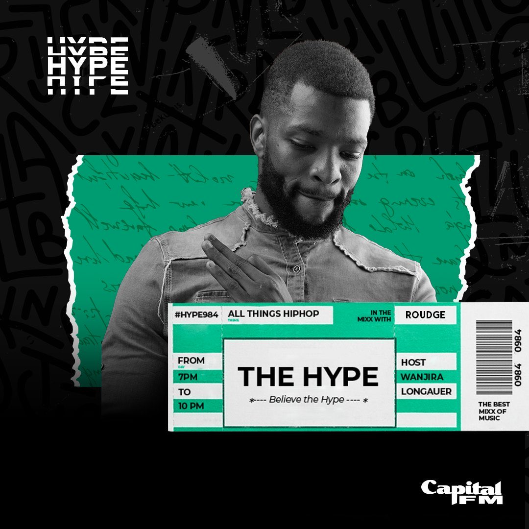 Happy New Week and Month folks! 🙌

Let's link up tonight, 7 - 10 pm, for a Hip Hop &amp; RnB rendezvous with #TheDon <a href="/djroudge/">DJ ROUDGE🎧</a>, live on your stereos! 📻🎶

Listen live: capitalfm.co.ke/listenlive/

#BelieveTheHype