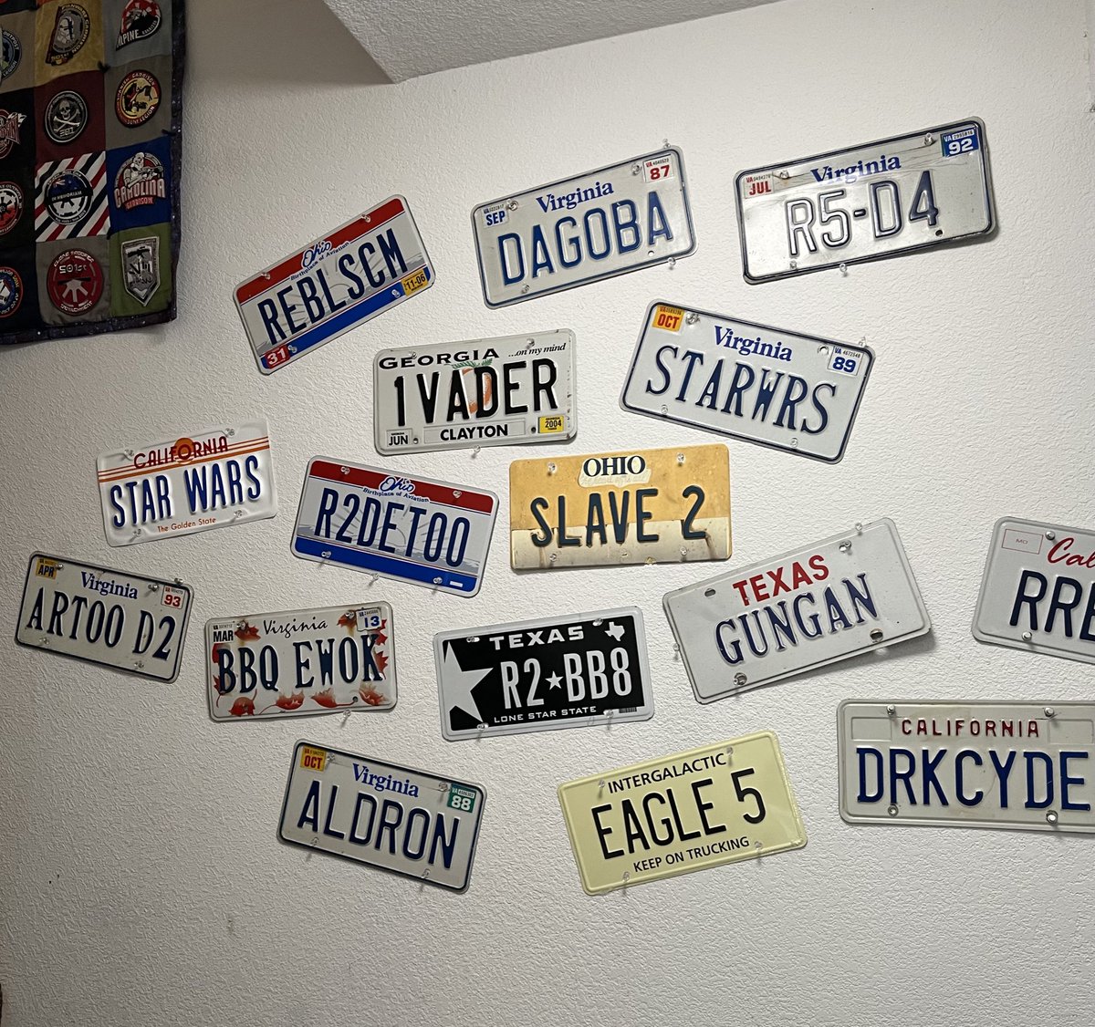 Parking may be limited on site, but there’s always room for special Star Wars license plates to display! 
It’s fun to see fans get creative with custom plates 😃
#RanchoObiWan #StarWars #starwarslicenseplates #starwarscollection #customplates #StarWarsMuseum