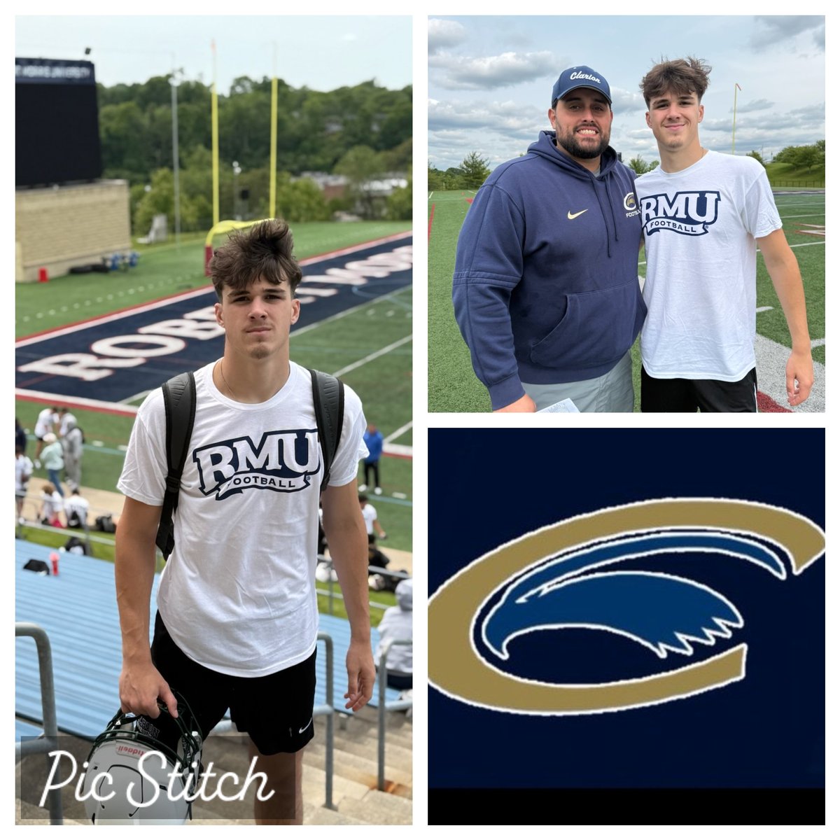 Jack Miles (@hatchetjack05) on Twitter photo After an Awesome Mega Camp at RMU, I am Honored to receive an offer from the Clarion Golden Eagles!! <a href="/CU_FBRecruiting/">Clarion Football Recruiting</a> <a href="/ClarionFootball/">Clarion Football</a> <a href="/vrizz52/">Vinnie Rizzo</a> Fired Up! #WingsUp After an Awesome Mega Camp at RMU, I am Honored to receive an offer from the Clarion Golden Eagles!! <a href="/CU_FBRecruiting/">Clarion Football Recruiting</a> <a href="/ClarionFootball/">Clarion Football</a> <a href="/vrizz52/">Vinnie Rizzo</a> Fired Up! #WingsUp