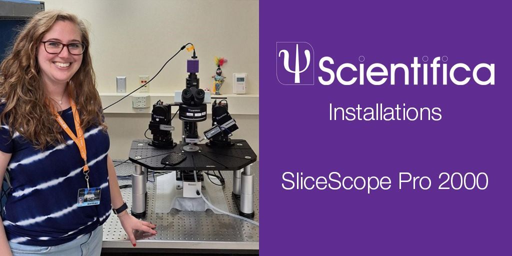 Scientifica (@scientifica_int) on Twitter photo Another exciting install by the Scientifica team - a SliceScope Pro 2000 - in the lab of <a href="/marypatton2/">Mary Patton</a> <a href="/uthsc/">The University of Tennessee Health Science Center</a>, whose research aims to gain a deeper understanding of the neural circuits underlying motivation disruptions in schizophrenia & addiction. #neuroscience #electrophysiology Another exciting install by the Scientifica team - a SliceScope Pro 2000 - in the lab of <a href="/marypatton2/">Mary Patton</a> <a href="/uthsc/">The University of Tennessee Health Science Center</a>, whose research aims to gain a deeper understanding of the neural circuits underlying motivation disruptions in schizophrenia & addiction. #neuroscience #electrophysiology