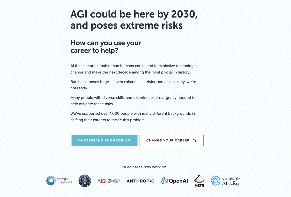 We’ve just published a new AGI resource hub, designed to help you figure out:
• what’s going on with AI
• what the biggest societal-scale risks might be
• how you can help.

Find out how we might be able to help you get started with working on this, or get up to speed with the