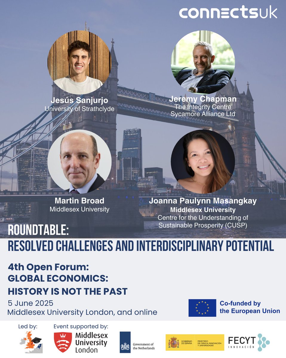 Meet the experts joining our roundtable - resolved challenges and interdisciplinary potential - at the CONNECTS-UK 4th Open Forum
This hybrid event brings together thinkers from history, policy, economics and ethics to explore bold interdisciplinary solutions.