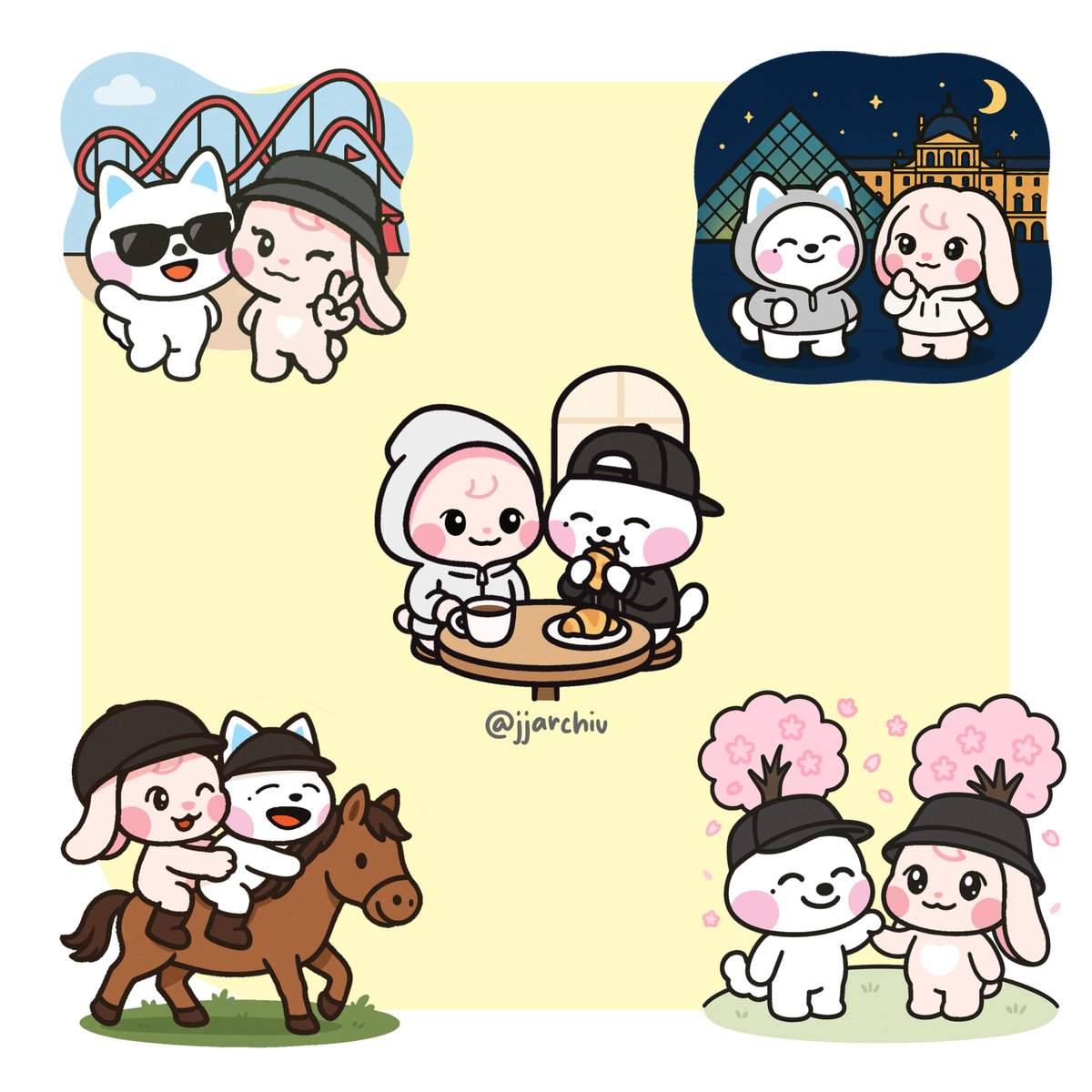 happy jj day 🎢🥐🌸🗼⛩️

#12yearsWithJenoJaemin
#FO12EVERwithJJ