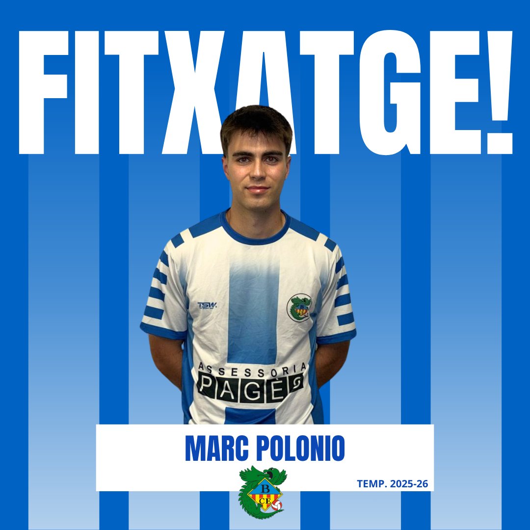 🔵⚪️ NOU FITXATGE – MARC POLONIO

🐲 Donem la benvinguda a en Marc Polonio, que s’incorpora al primer equip del CE Banyoles per aportar treball, compromís i il·lusió aquesta nova temporada.

Benvingut a la família del CE Banyoles!

#NouFitxatgeCEB #CEBanyoles #ForçaBanyoles
