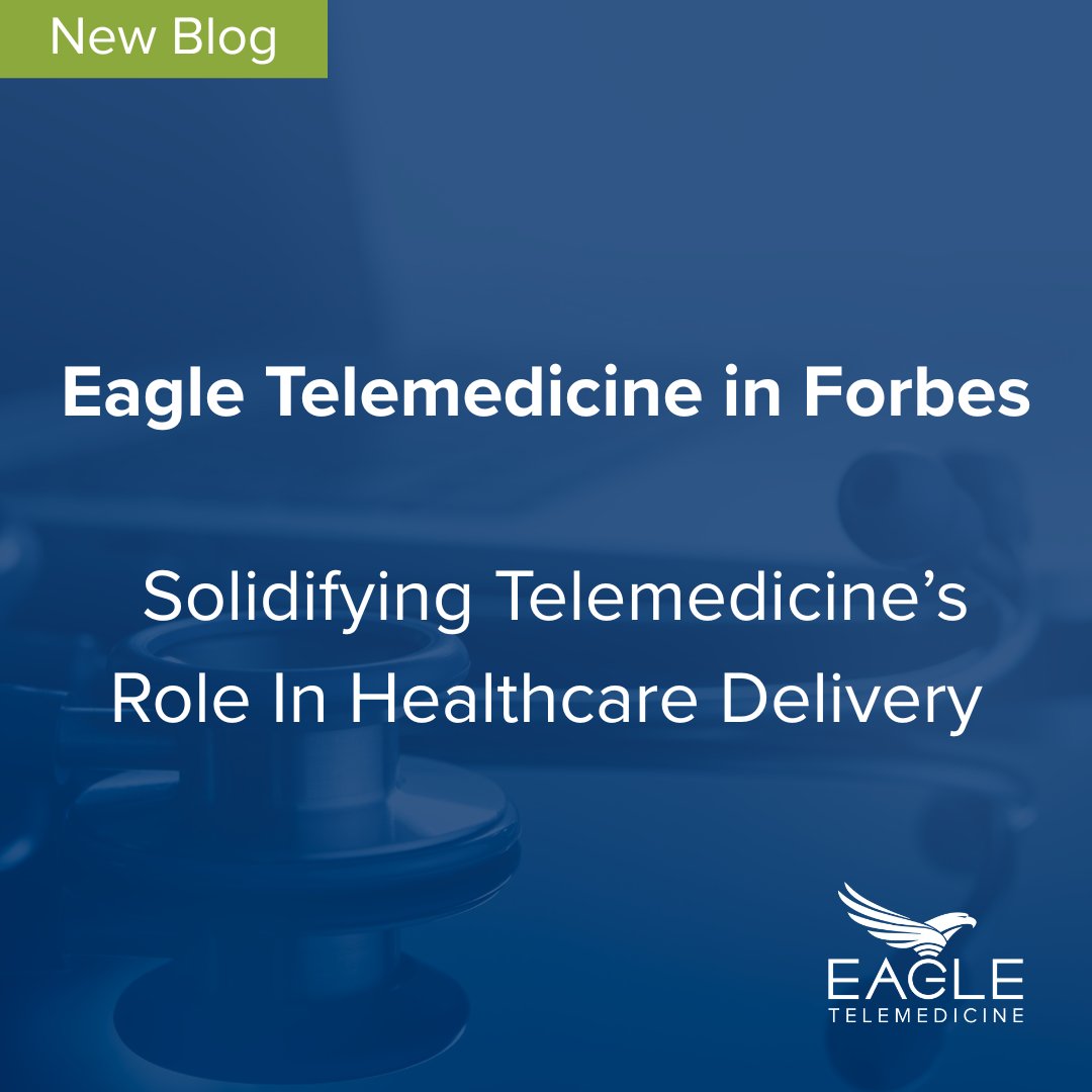 NEW BLOG! Learn what telemedicine’s integration into healthcare systems means for patients and the challenges associated with its expansion in a article published in Forbes by Eagle Telemedicine’s CEO, Jason Povio.  #Forbes #Telemedicine #EagleTelemedicine hubs.la/Q03pmwpW0