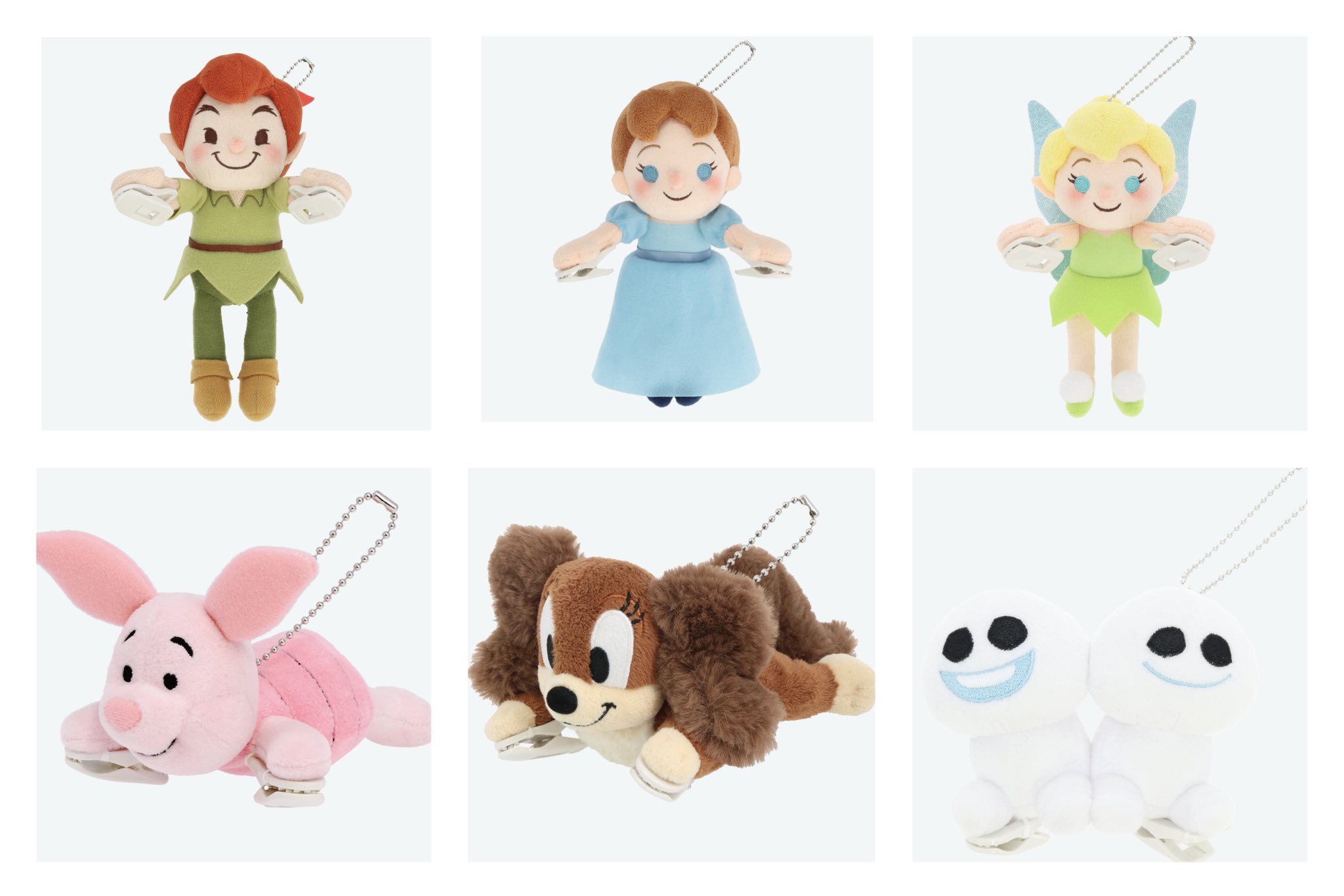 ティンカーベル・ピーターパン・ウェンディ肩のせ ぬいぐるみセット❤️タグ付き新品 ティンカーベル・ピーターパン・ウェンディ肩のせ ぬいぐるみ