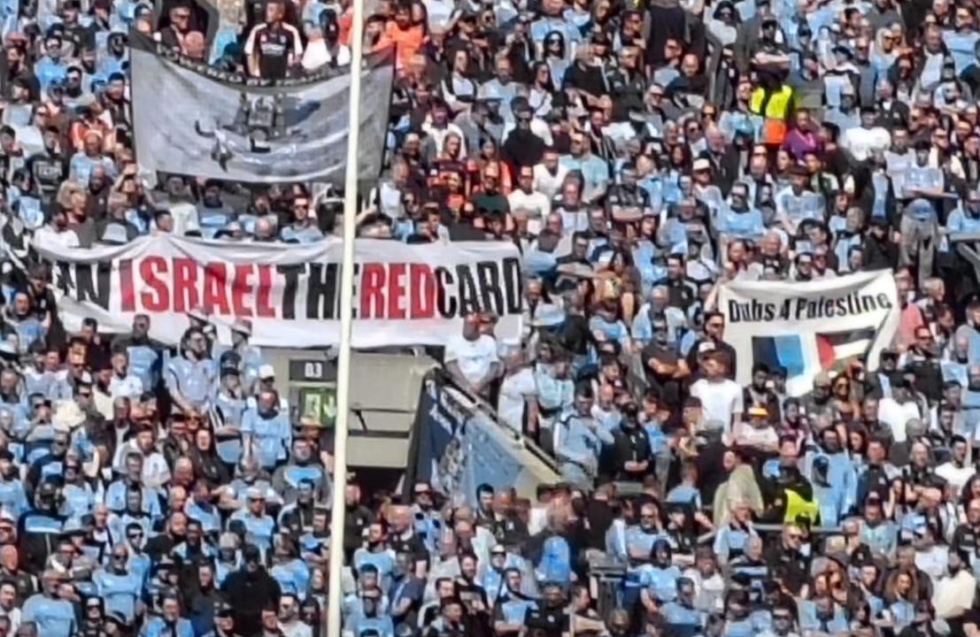 GaelsAgainstGen's tweet image. Great to see so many Gaels showing support for Palestine at the Championship matches over the weekend.
#GazaGenocide
#SaoirseDonPhalaistín 🇵🇸