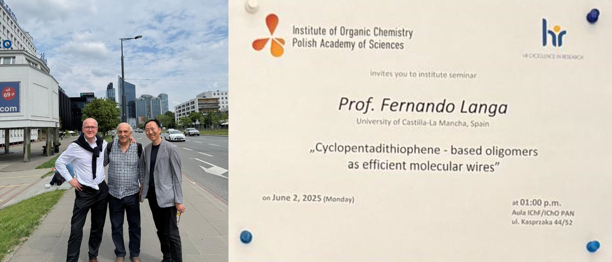 MatMolToledo (@moltoledo) on Twitter photo Today, our distinguished Full Professor <a href="/Fernando_Langa1/">Fernando Langa</a> from <a href="/MolToledo/">MatMolToledo</a> delivered an outstanding lecture in Warsaw at the Institute of Organic Chemistry Polish Academic of Sciences ! 🌟 <a href="/TGryko/">DanielTGryko</a>
<a href="/MAmbBioquimUCLM/">Facultad CC. Ambientales y Bioquímica - UCLM 🥼🥾</a>
<a href="/uclm_es/">Universidad de Castilla-La Mancha</a> Today, our distinguished Full Professor <a href="/Fernando_Langa1/">Fernando Langa</a> from <a href="/MolToledo/">MatMolToledo</a> delivered an outstanding lecture in Warsaw at the Institute of Organic Chemistry Polish Academic of Sciences ! 🌟 <a href="/TGryko/">DanielTGryko</a>
<a href="/MAmbBioquimUCLM/">Facultad CC. Ambientales y Bioquímica - UCLM 🥼🥾</a>
<a href="/uclm_es/">Universidad de Castilla-La Mancha</a>
