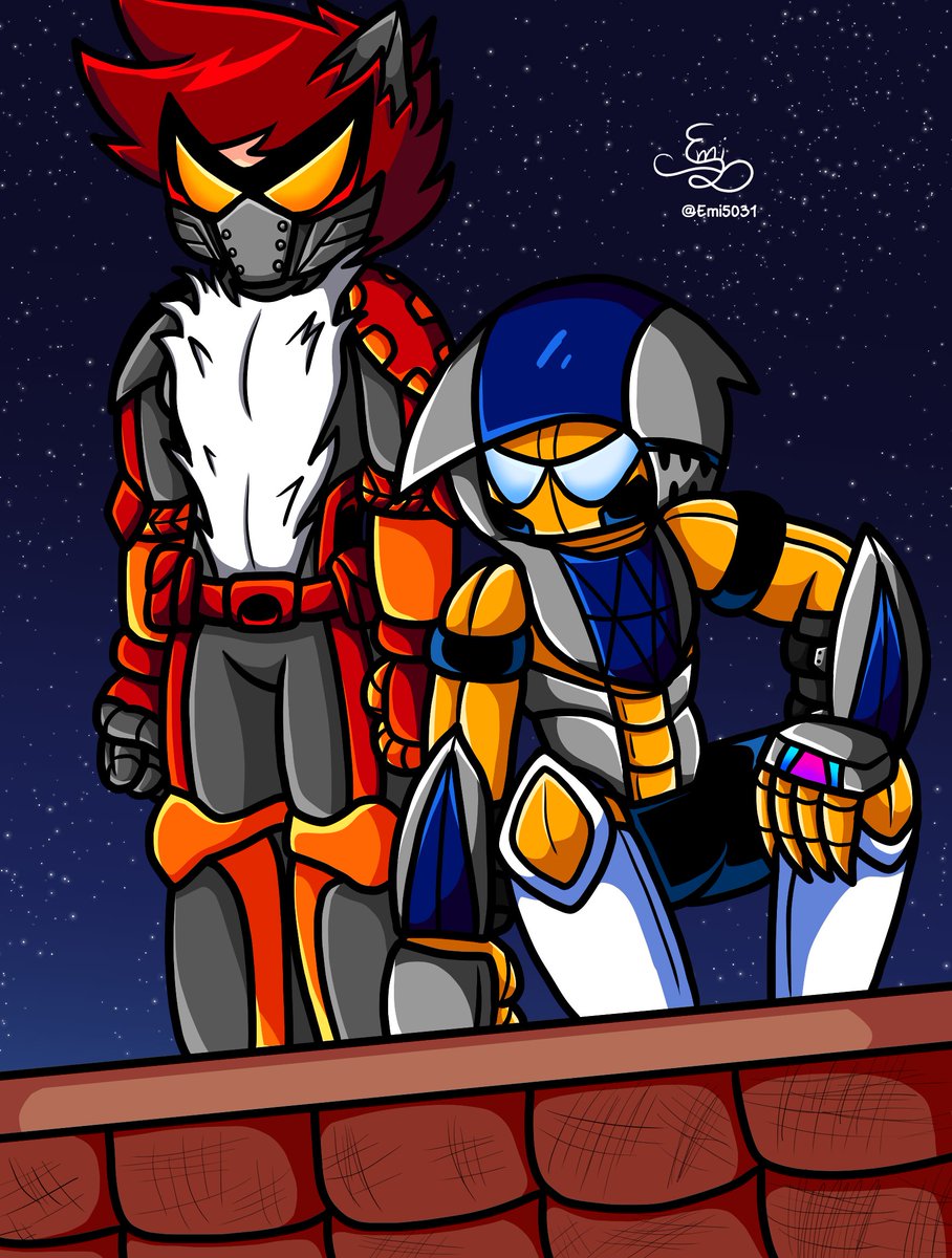 (OC's Emi y Lalo - trajes propios)

Un dibujo de dos de los muchos super heroes que he creado
#dibujodigital #digitalart #drawing #dibujo #doodle #OC #ocart