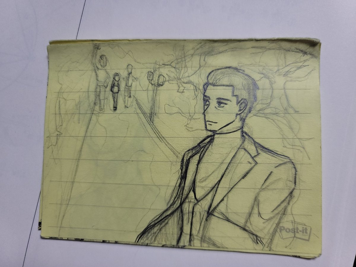 털선 난무했엇던 융터루 캘린더 그림 러프...