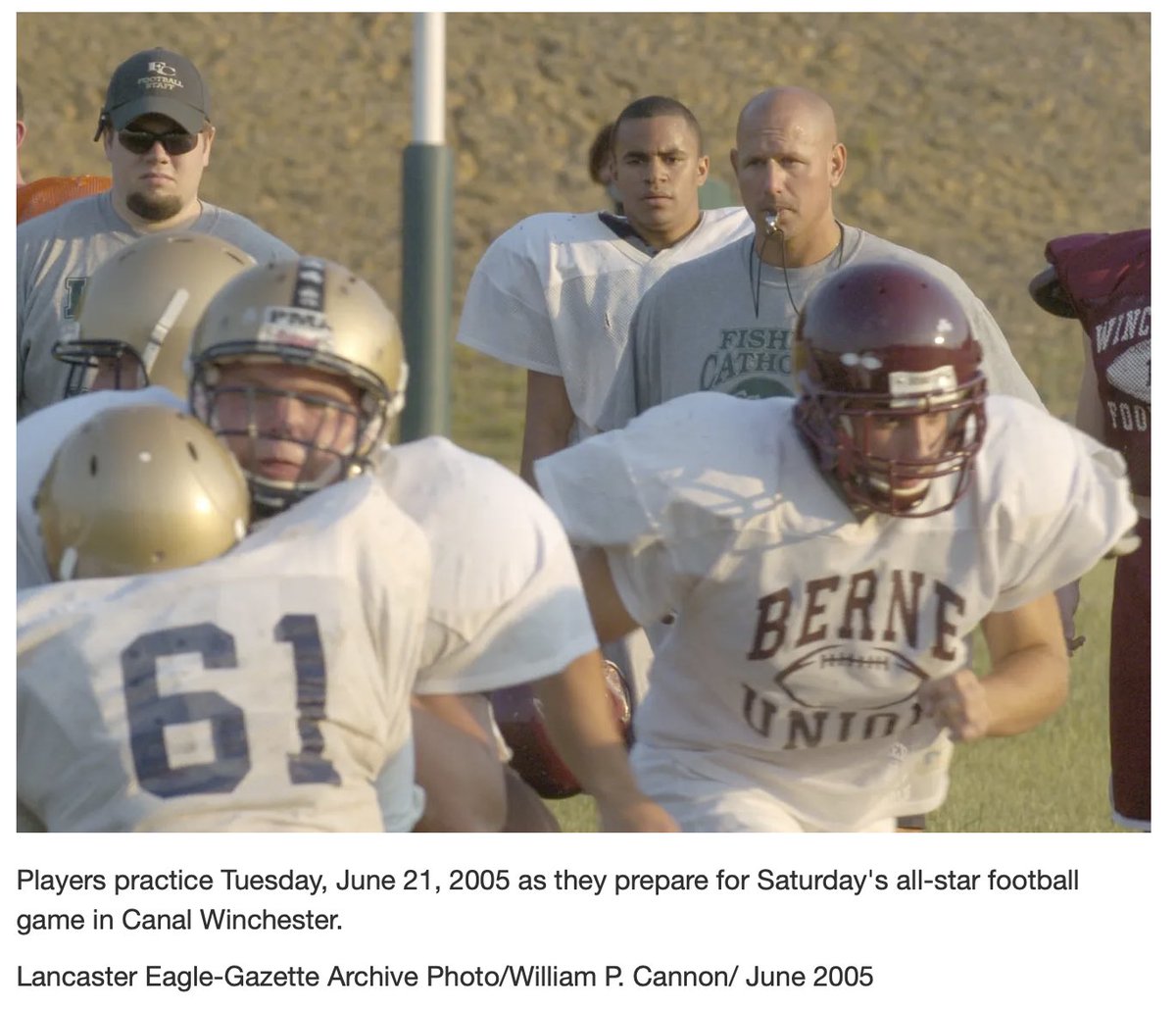 A blast from the past in the E-G yesterday. 

We had a great time coaching in the now defunct all-star game! Definitely doesn’t feel like 20 years ago...(Interesting choice in facial hair. 😆)