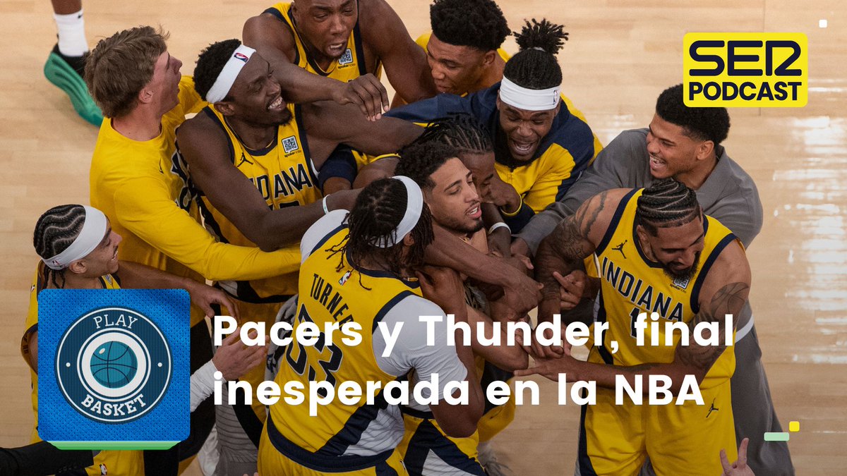 Play Basket (@playbasketser) on Twitter photo 🏀 ¡ <a href="/PlayBasketSER/">Play Basket</a> con <a href="/PacojoSER/">Pacojo</a>!
🎧🔂 16x30 → PACERS Y THUNDER, FINAL INESPERADA EN LA NBA
👔👋 Entrevista con <a href="/luisguiltorres/">Luis Guil</a> antes de la Final Four de ascenso
🫳🏆 El anillo NBA en juego con <a href="/Jose_Ajero/">Jose Ajero Astudillo</a> y llegan los playoff de ACB
🟡 #SERPodcast 🔗 linktr.ee/PlayBasket 🏀 ¡ <a href="/PlayBasketSER/">Play Basket</a> con <a href="/PacojoSER/">Pacojo</a>!
🎧🔂 16x30 → PACERS Y THUNDER, FINAL INESPERADA EN LA NBA
👔👋 Entrevista con <a href="/luisguiltorres/">Luis Guil</a> antes de la Final Four de ascenso
🫳🏆 El anillo NBA en juego con <a href="/Jose_Ajero/">Jose Ajero Astudillo</a> y llegan los playoff de ACB
🟡 #SERPodcast 🔗 linktr.ee/PlayBasket