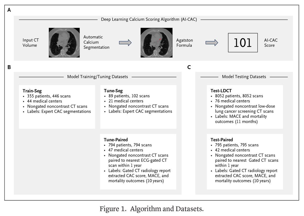 This article introduces AI-CAC, a deep learning tool that accurately quantifies coronary artery calcium from routine chest CT scans, enabling opportunistic cardiovascular risk assessment across the U.S. VA health system. Read the full article: nejm.ai/42YWX1N