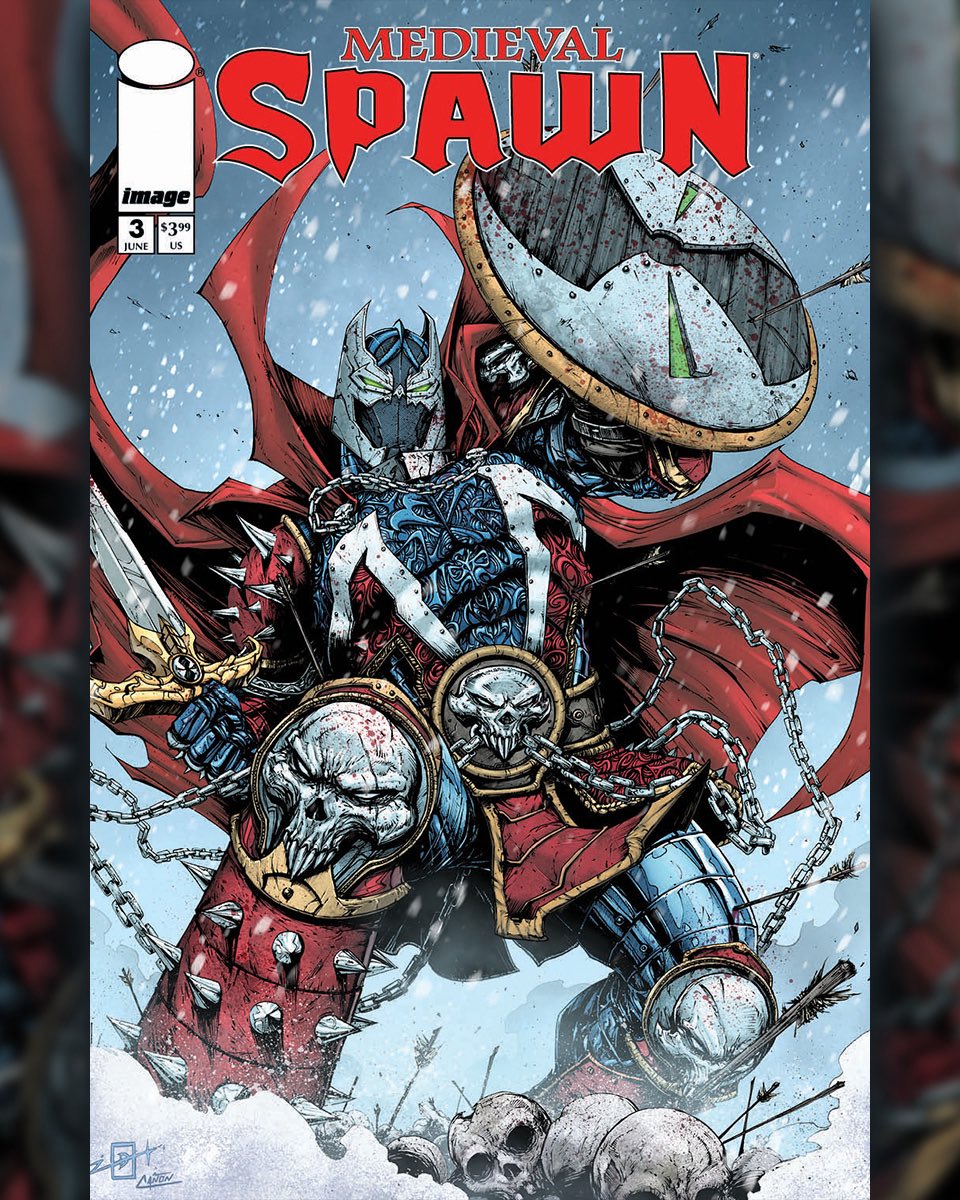 SteveCanon_'s tweet photo. New cover for Medieval Spawn!

Lineart by Jonathan Uribe with my colors https://t.co/PsIj0OLhad