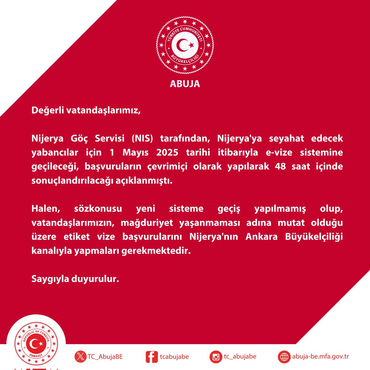 Türkiye in Nigeria (@tc_abujabe) on Twitter photo 