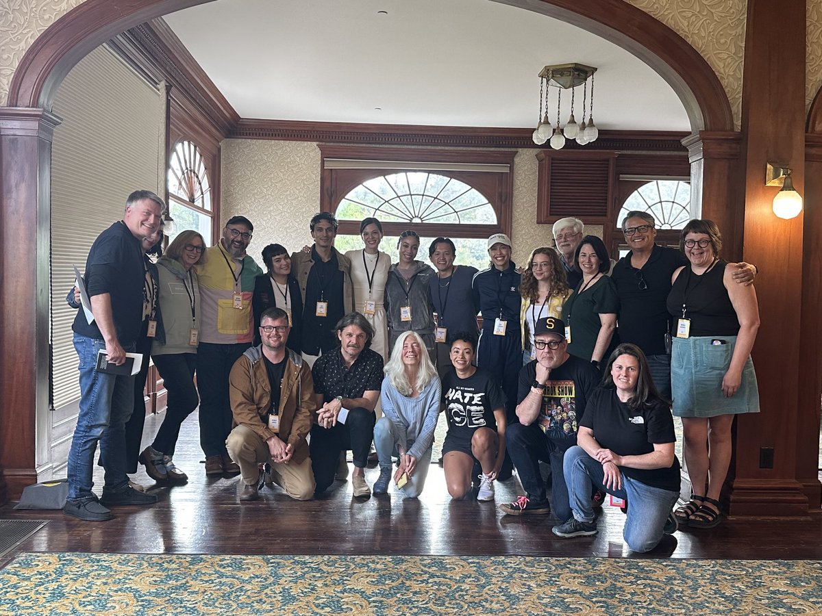 SundanceSatter's tweet image. Enjoy these photos of our @sundanceorg Lab Fellows and our group that includes key staff and crew! We just started up the Directors Lab yesterday and we’re off and running, bringing creativity and community together in a very special way!