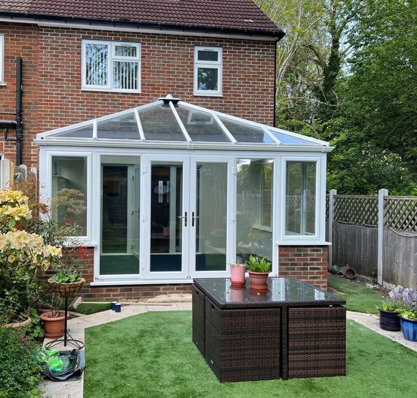New #elywns #windows #pvc #conservatory installation with #Durabase