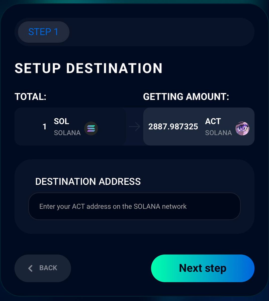 If you’re using $ETH, $BNB, $SOL, $POL etc.

 1. Click “Select Token”
 2. Copy the wallet address shown on the screen (this is your UEX deposit address)
 3. Send tokens from your personal wallet (MetaMask, Phantom, TrustWallet, etc.) to that address
 4. Wait for confirmation